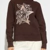 Golden Goose Hoodies & Sweatvesten Cutout Sweatshirt Brown