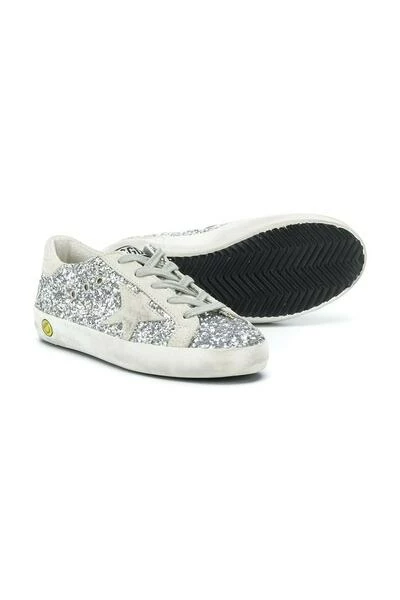 Golden Goose Glittered Sneakers Gray 4 Golden Goose Glittered Sneakers Gray - Afbeelding 2