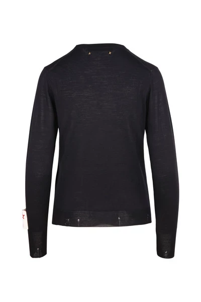 Golden Goose Sweaters Round-Neck Sweater Black 6 Golden Goose Sweaters Round-Neck Sweater Black - Afbeelding 4