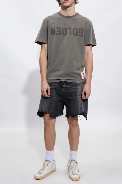 Golden Goose Shirts T-shirt With Logo Gray 6 Golden Goose Shirts T-shirt With Logo Gray - Afbeelding 4