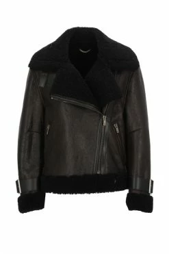 Golden Goose Leren En Suède Jassen Leather Jackets Black -Golden Goose Verkoopwinkel aa902de8a4e2aa64094b8c04bf4c37ac