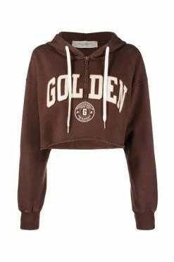 Golden Goose Hoodies & Sweatvesten Zip-throughs Brown