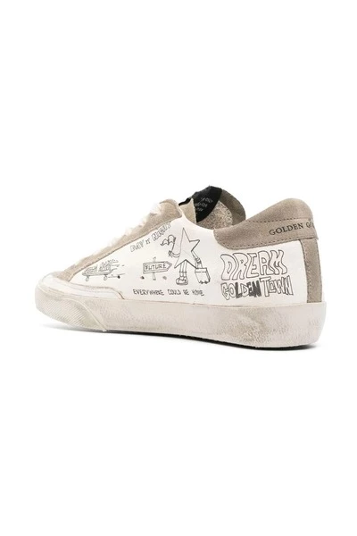 Golden Goose Super-Star Low-Top Sneakers Beige 6 Golden Goose Super-Star Low-Top Sneakers Beige - Afbeelding 4