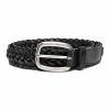 Golden Goose Riemen BELT HOUSTON WOVEN WASHED LEATHER Black -Golden Goose Verkoopwinkel b0437c137b4664aade90e1c6925c03c3