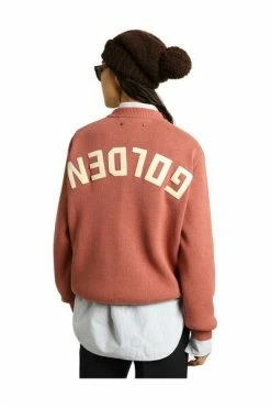 Golden Goose Sweaters Journey Boyfriend Knit Sweater Pink -Golden Goose Verkoopwinkel b0d74dba5edfef38b28c615ea8b46017