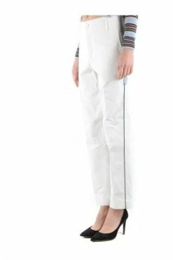 Golden Goose Wijde Broeken Trousers White