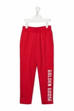 Golden Goose Sweatpants Red