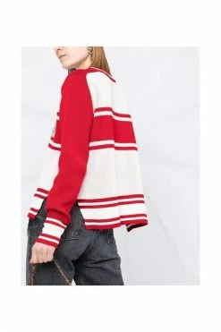 Golden Goose Sweaters Sweater With Crystals Red