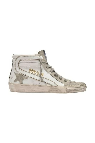 Golden Goose Sneakers Slide Baskets In White Leather White 4 Golden Goose Sneakers Slide Baskets In White Leather White - Afbeelding 2