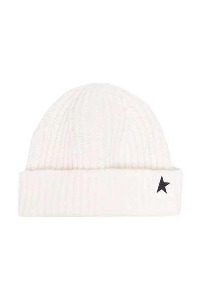 Golden Goose Hoeden STAR BEANIE White 3 Golden Goose Hoeden STAR BEANIE White