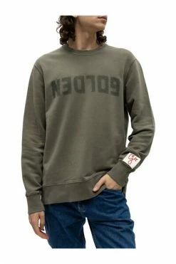 Golden Goose Hoodies & Sweatvesten Sweatshirt With Logo Green