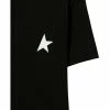 Golden Goose T-shirts Star-Print T-shirt Black