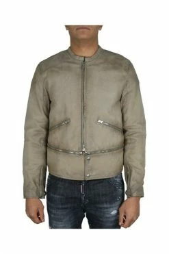 Golden Goose Leren Jassen Jacket Beige -Golden Goose Verkoopwinkel c8a425547cc273b15fcb4928be64865b