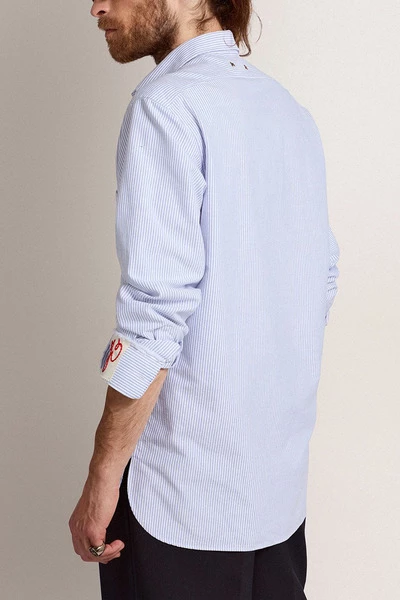 Golden Goose Casual Overhemden Casual Shirts Blue 5 Golden Goose Casual Overhemden Casual Shirts Blue - Afbeelding 3