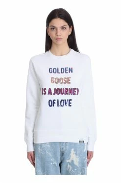 Golden Goose Hoodies & Sweatvesten Sweaters White