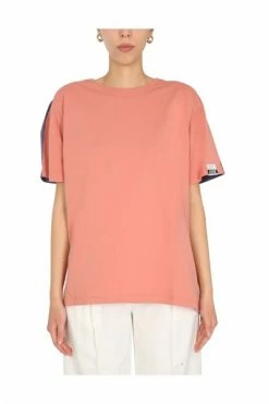 Golden Goose T-shirts PRINTED T-SHIRT Pink -Golden Goose Verkoopwinkel ce07f57daa4687fb3248c6125555485e