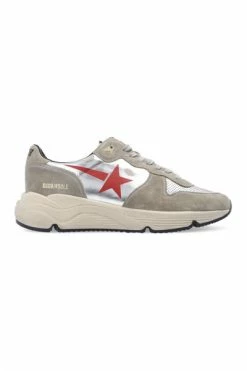 Golden Goose Panelled Low Top Sneakers Beige -Golden Goose Verkoopwinkel cf044c3440af7a25307bc3fbf29560ad