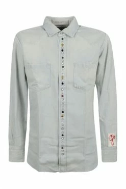 Golden Goose Casual Overhemden Casual Shirts Blue -Golden Goose Verkoopwinkel d3529896da1bdc98affd734e657475a9