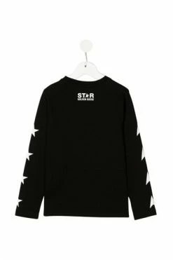 Golden Goose T-shirts Star-Print Long-Sleeved T-shirt Black -Golden Goose Verkoopwinkel dc333008b59d3447dd3d21667be891d8