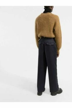 Golden Goose Broeken Straight Leg Pants With Pleats Blue -Golden Goose Verkoopwinkel debbee2ecf8ea641e5b1b02560f37afb