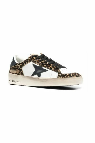 Golden Goose Multi-panel Lace-up Sneakers Brown 5 Golden Goose Multi-panel Lace-up Sneakers Brown - Afbeelding 3
