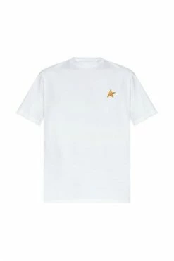 Golden Goose T-shirts T-shirt White -Golden Goose Verkoopwinkel e13b12d84ea0b94ced6dd85df30084d7