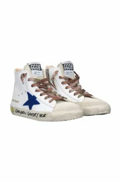 Golden Goose Francy High-Top Sneakers White -Golden Goose Verkoopwinkel e5cc96347ea509628f418cc0afa53bca