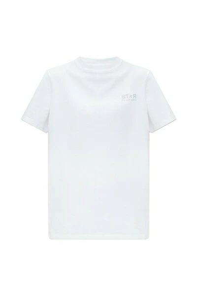 Golden Goose T-shirts T-shirt With Logo White 7 Golden Goose T-shirts T-shirt With Logo White - Afbeelding 5