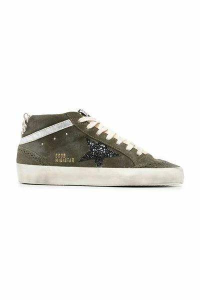 Golden Goose Mid Star Sneakers Green 4 Golden Goose Mid Star Sneakers Green - Afbeelding 2