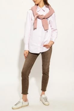 Golden Goose Longsleeve Shirts Striped Shirt Pink -Golden Goose Verkoopwinkel ee65a12f79a2c6d555c853752e1d6ab3
