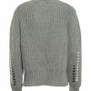 Golden Goose Coltruien Stitch-detail Roll Neck Jumper Gray