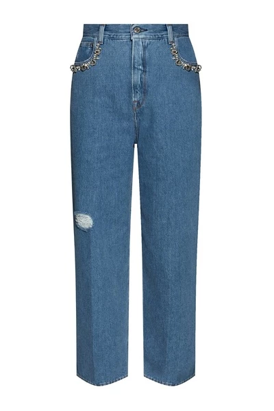 Golden Goose Straight Jeans High-waisted Jeans Blue 7 Golden Goose Straight Jeans High-waisted Jeans Blue - Afbeelding 5