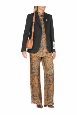Golden Goose Wijde Broeken Wide Trousers Brown -Golden Goose Verkoopwinkel f723a28d83965f0b82f449cd6a94f3d9
