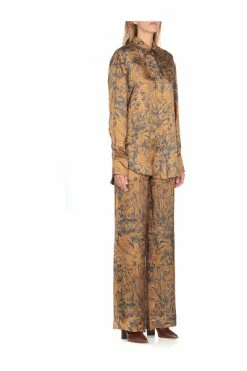 Golden Goose Wijde Broeken Wide Trousers Brown -Golden Goose Verkoopwinkel f839b751d723eaaed01711e65293310d