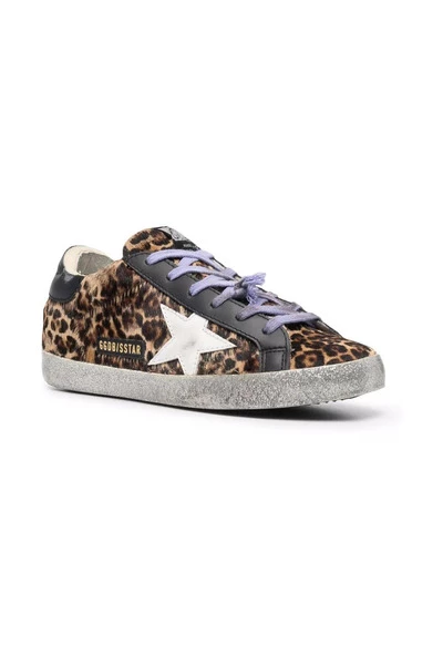 Golden Goose Super-Star Low-Top Sneakers Brown 3 Golden Goose Super-Star Low-Top Sneakers Brown