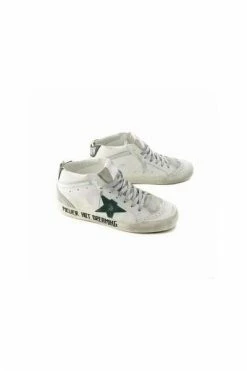 Golden Goose Baskets**Mid Star Sneakers White